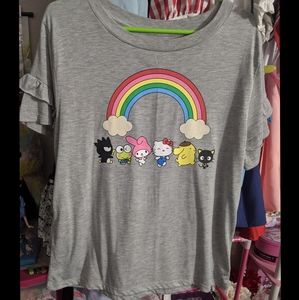 Sanrio Hello Kitty and Friends Ruffle Sleeve Tee